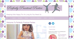 Desktop Screenshot of perfectlypracticalparties.co.uk